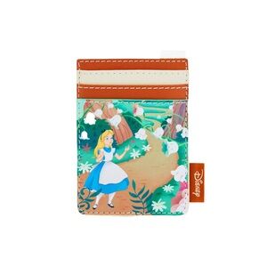 Loungefly Disney Alice In Wonderland Flower Walkway Vertical Cardholder